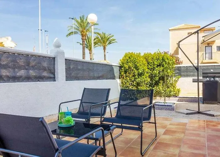 Groundfloor Pink Torrevista Lägenhet *